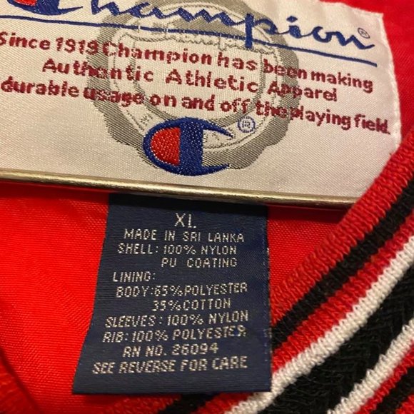 Champion Men' Pullover V Neck Jacket size XL - Picture 4 of 4